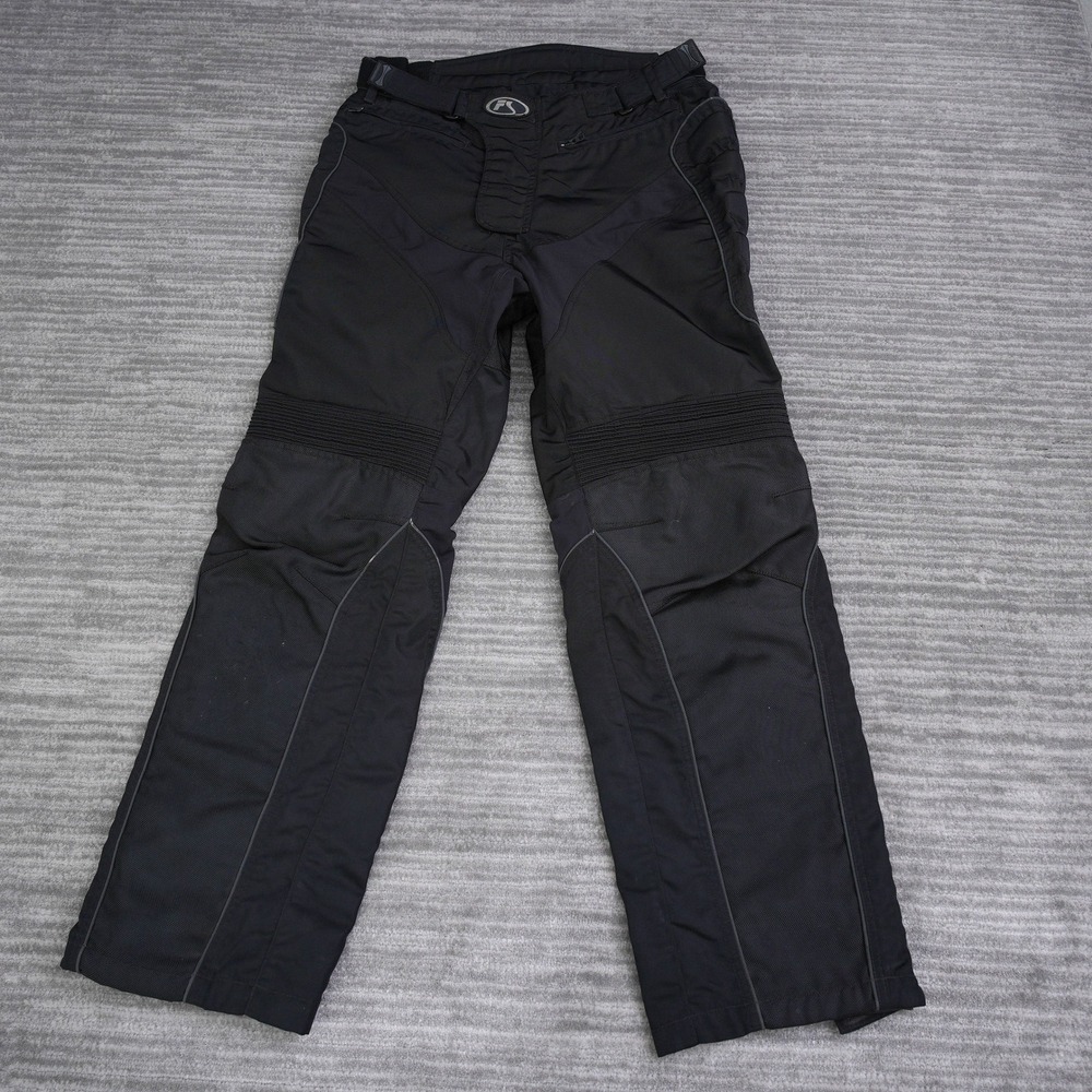 Fieldsheer Mens Motorcycle Riding Pants Black Padded Armor Mesh Lined 34x31